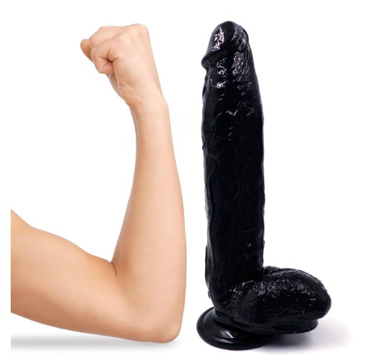 Gruby duży realistyczny penis dildo członek 30cm